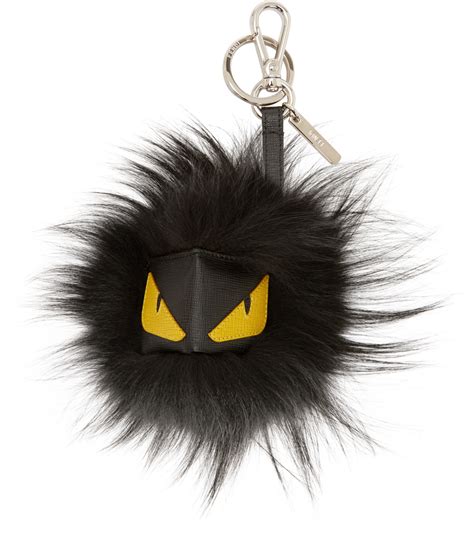 fendi monster keyring